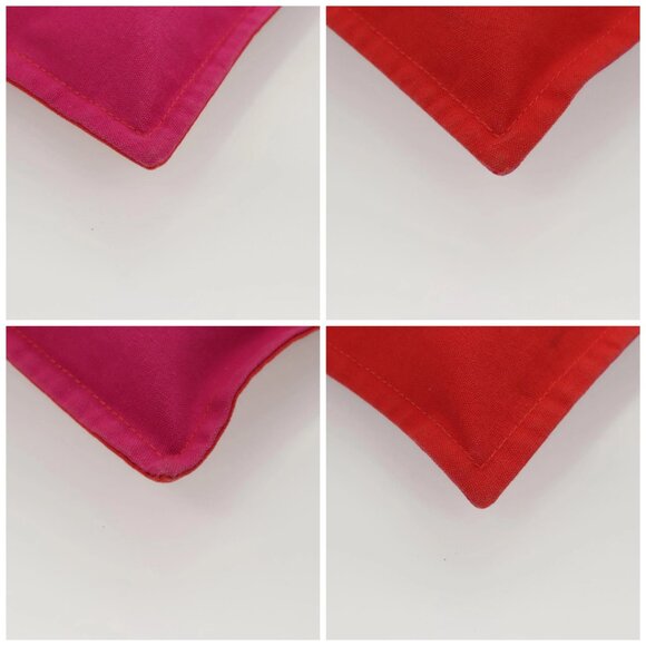 HERMES Bora Bora Pouch MM Pouch Canvas Pink Silver Auth ac3752 - Picture 14 of 16